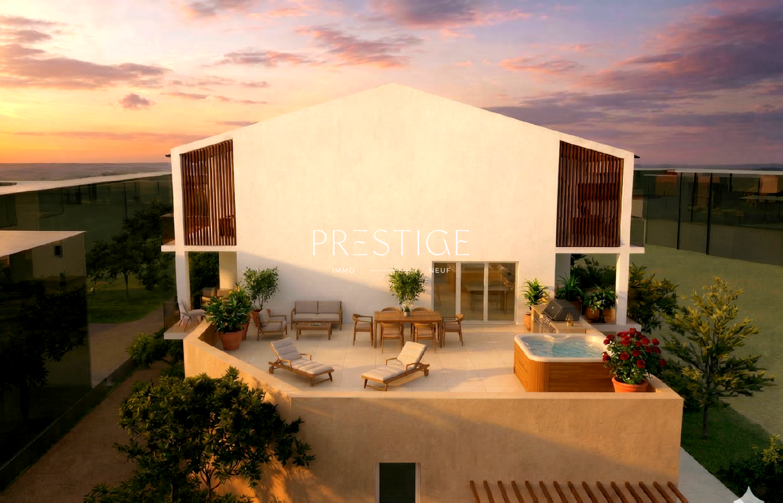 LATTES EXCEPTIONNEL APPARTEMENT T4 DE 114 M2 PROLONGE PAR 104 M2 DE TERRASSE